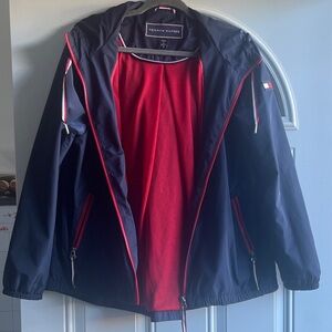 Tommy Hilfiger Navy and Red Windbreaker